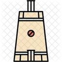 Campo Cricket Terreno Icono