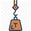 Tons Weight Lift Icon
