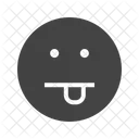 Tonto Emoji Cara Icono