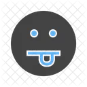 Tonto Emoji Cara Icono