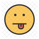 Tonto Emoji Cara Icono