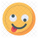 Tonto Loco Emoji Icono