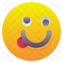 Tonto Loco Emoticon Icono