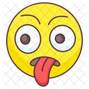 Emoji Tonto Expresion Tonta Etiqueta Emocional Icono