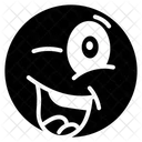 Emoji Tonto Expresion Tonta Etiqueta Emocional Icono