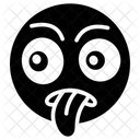 Emoji Tonto Expresion Tonta Etiqueta Emocional Icono