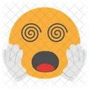 Tonto Espiral Fraco Ícone