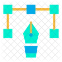 펜 도구 디자인 도구 편집 도구 아이콘