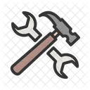 Wrench Hammer Tool Icon