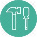 Tool Hammer Construction Icon