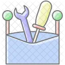 Tool Belt Awesome Lineal Color Icon Icon