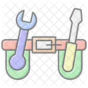 Tool Belt Lineal Color Icon Icon