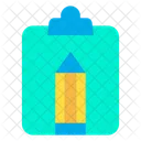 Clipboard Pencil Tool Tool Icon