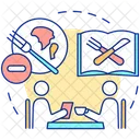 Tool for teaching table manners  Icon