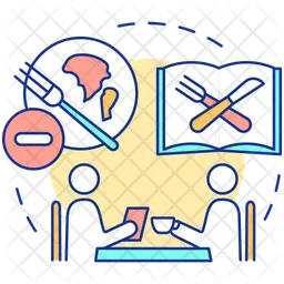 Tool for teaching table manners  Icon