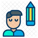 User Profile Pencil Tool Icon