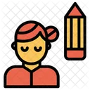 User Profile Pencil Tool Icon