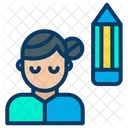 User Profile Pencil Tool Icon