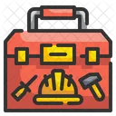Toolbox Hammer Construction Icon