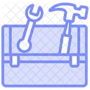 Toolbox And Tools Duotone Line Icon Icon