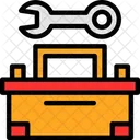 Toolbox And Wrench Tools Equipment Icon