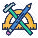 Tools Ruler Pencil Icon
