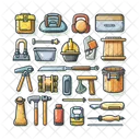 Fireman Rescue Equipment Emergency Tools Icon