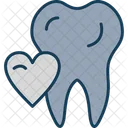 Tooth Heart Love Icon