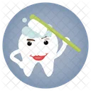 Brushing Dentist Tooth Icon
