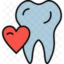 Tooth Heart Love Icon