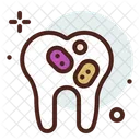 Tooth Bacteria Bacteria Tooth Cell Symbol