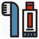 Tooth Brush Brush Tooth Paste Icon