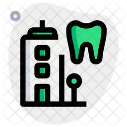 Tooth Building  Icon