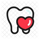 Tooth Care Tooth Love Dental Care Icon