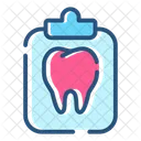 Tooth Care Note Medical Icon