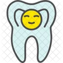 Tooth Character Tooth Emoji Happy Icon