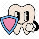 Dental Tooth Shield Icon