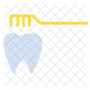 Brush Cleaning Dental Icon