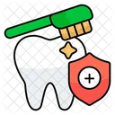 Tooth Cleaning Tooth Hygiene Toothbrush Icon