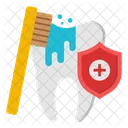 Tooth Cleaning Tooth Hygiene Toothbrush Icon