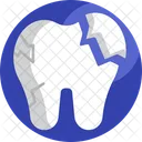 Tooth Crack Infection Dentistry Icon