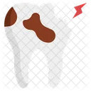 Tooth Decay Broken Tooth Healthcare And Medical Icon