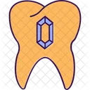Tooth Gem Tooth Fixing Precious Icon