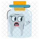 Tooth In Bottle Medical Checkup Teeth Icon