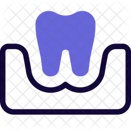 Tooth On Gum Two  Icon