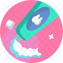 Tooth Paste Hygiene Clean Icon