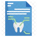 Tooth Report Dentist Dental Icon