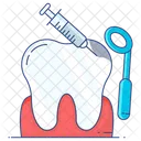 Oral Treatment Tooth Treatment Tooth Injection Icon