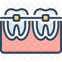 Tooth With Braces Orthodontics Prosthesis Icon