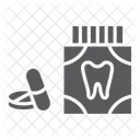 Toothache Painkiller Tablet Icon
